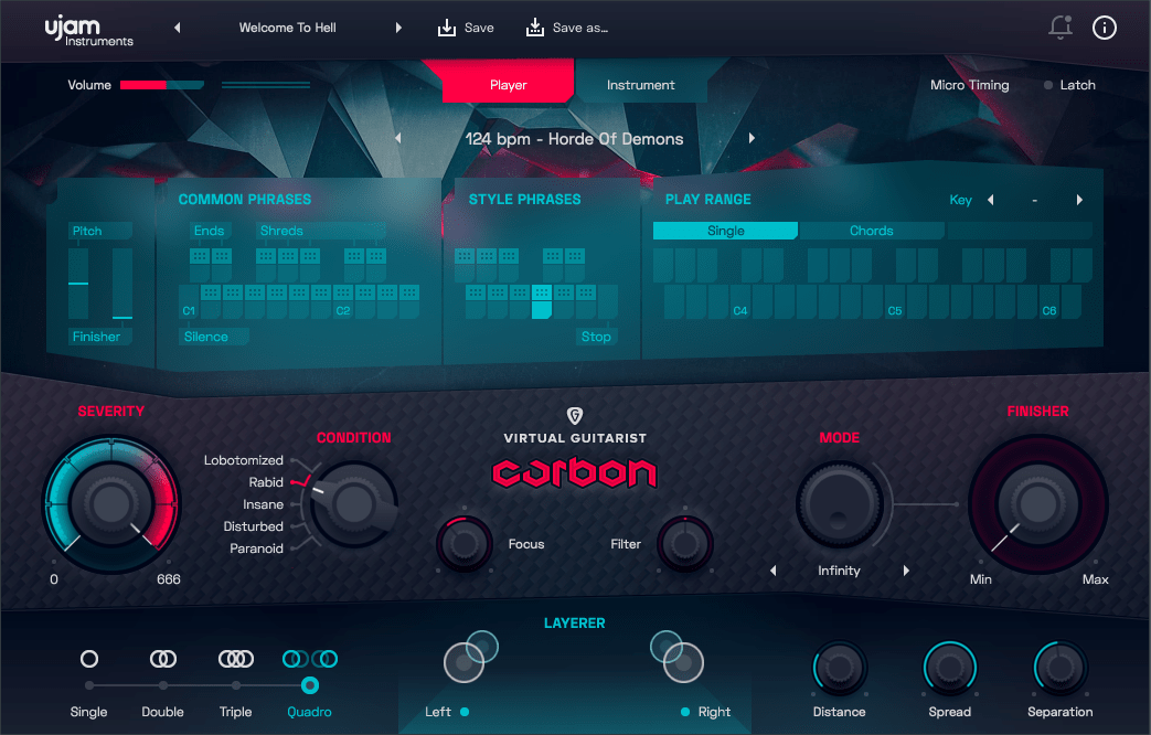 Ujam Virtual Guitarist: CARBON